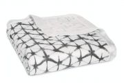 Двусторонний плед Aden+anais Silky Soft, цвет Pebble Shibori