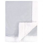 Плюшевое одеяло Hudson Baby, цвет Gray White